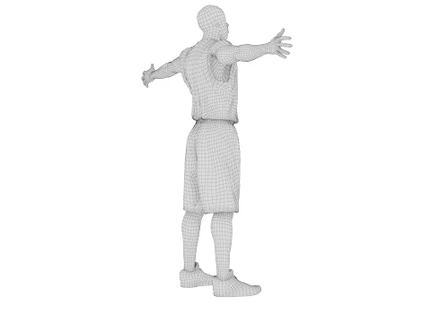 Basketball Player 3D Model