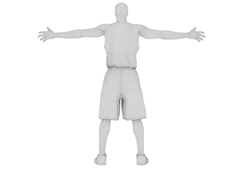 Basketball Player 3D Model