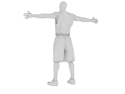 Basketball Player 3D Model