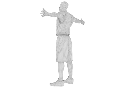 Basketball Player 3D Model