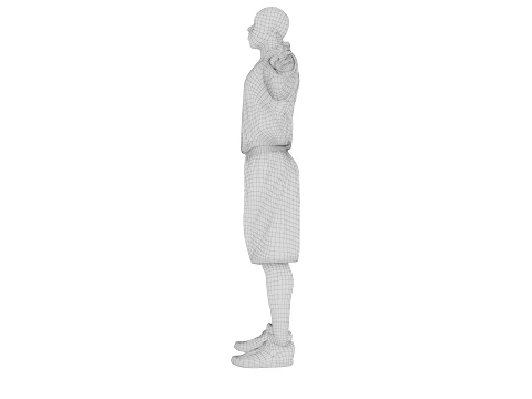 Basketball Player 3D Model