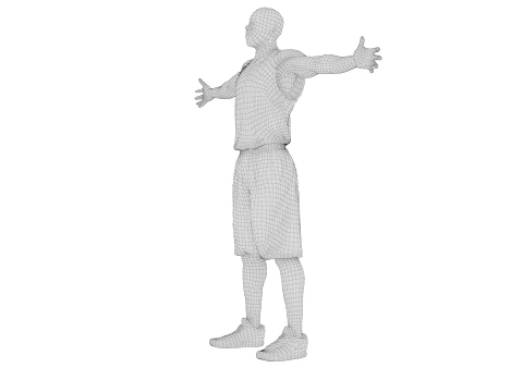 Basketball Player 3D Model