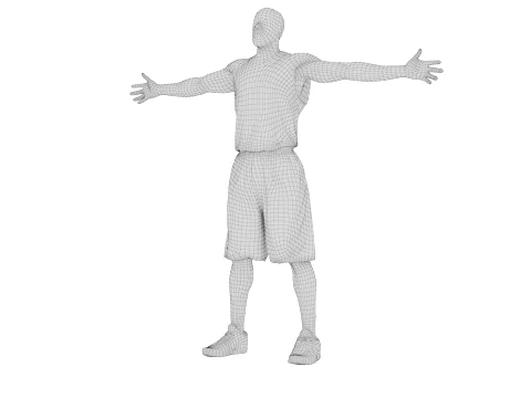 Basketball Player 3D Model