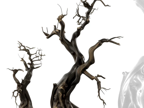 Burnt Tree 3D Model