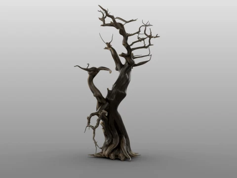 Burnt Tree 3D Model