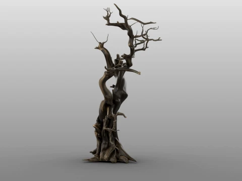 Burnt Tree 3D Model