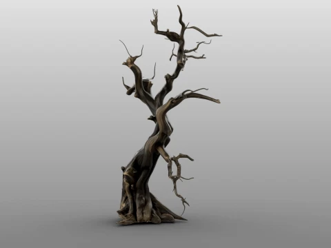 Burnt Tree 3D Model