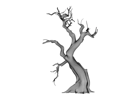Burnt Tree 3D Model