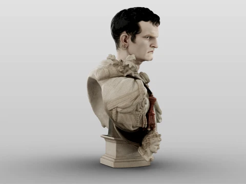 Caligula Roman Emperor 3D Model
