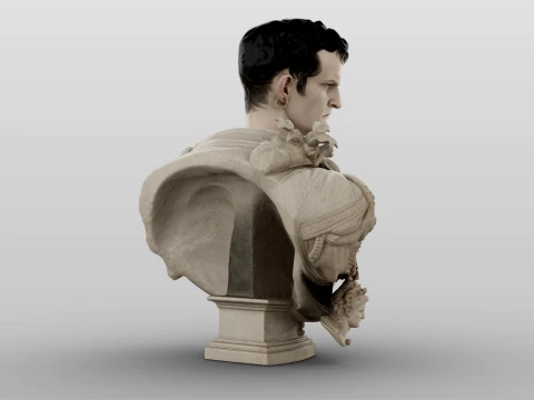 Caligula Roman Emperor 3D Model
