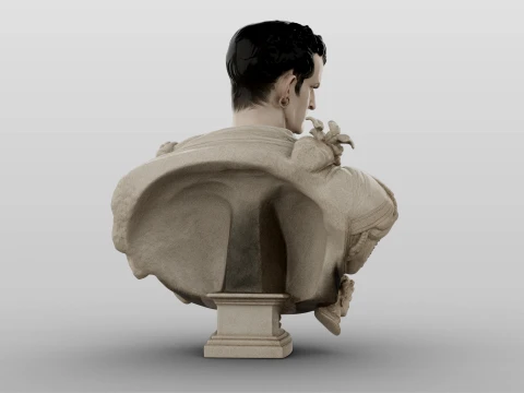 Caligula Roman Emperor 3D Model