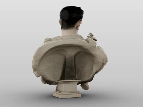 Caligula Roman Emperor 3D Model