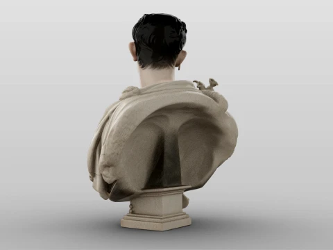 Caligula Roman Emperor 3D Model