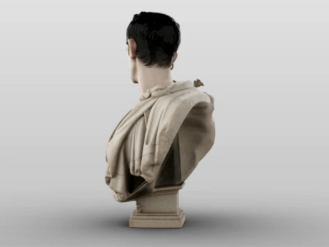 Caligula Roman Emperor 3D Model