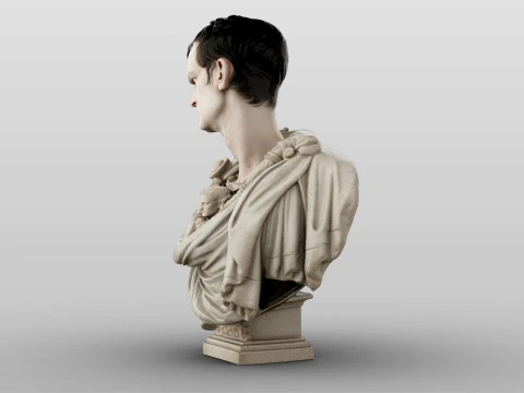 Caligula Roman Emperor 3D Model
