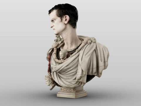 Caligula Roman Emperor 3D Model