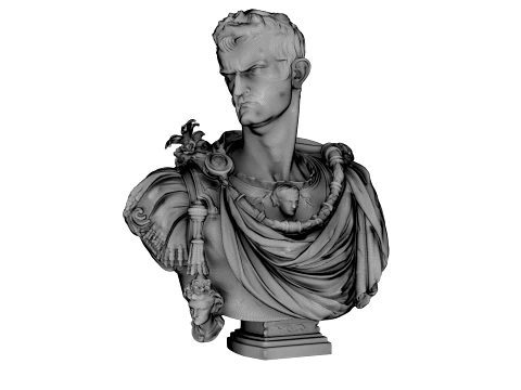 Caligula Roman Emperor 3D Model