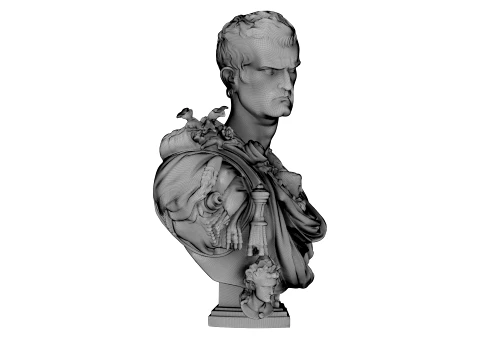 Caligula Roman Emperor 3D Model
