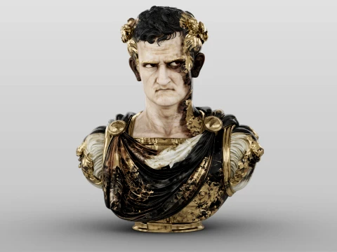 Caligula Roman Emperor 3D Model