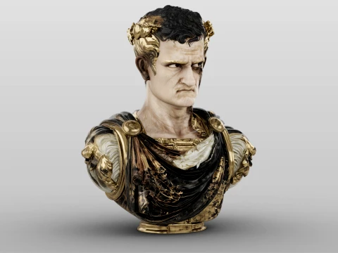 Caligula Roman Emperor 3D Model