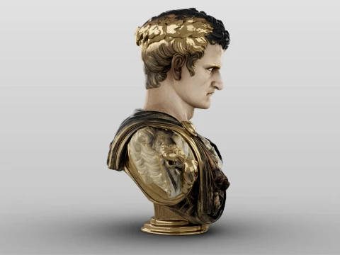 Caligula Roman Emperor 3D Model