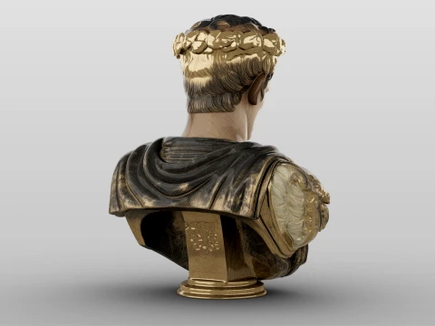 Caligula Roman Emperor 3D Model