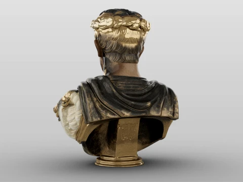 Caligula Roman Emperor 3D Model