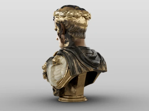 Caligula Roman Emperor 3D Model