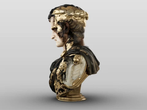 Caligula Roman Emperor 3D Model