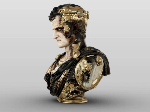 Caligula Roman Emperor 3D Model