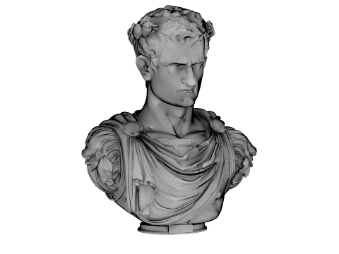 Caligula Roman Emperor 3D Model