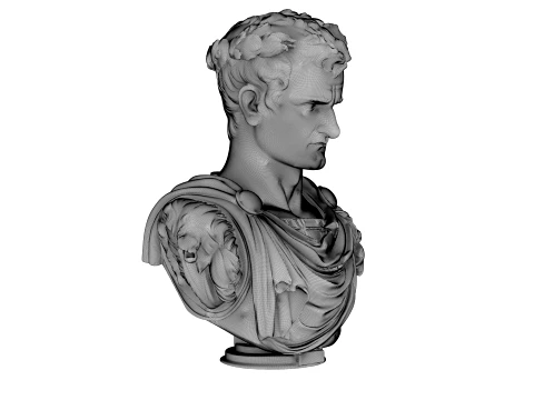 Caligula Roman Emperor 3D Model