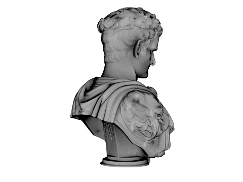 Caligula Roman Emperor 3D Model