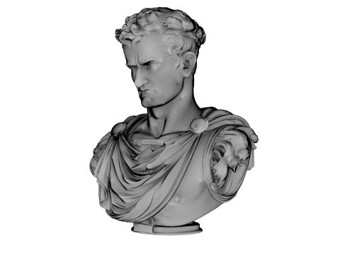 Caligula Roman Emperor 3D Model