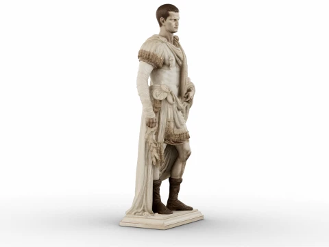 Caligula Roman Emperor 3D Model