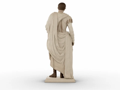 Caligula Roman Emperor 3D Model