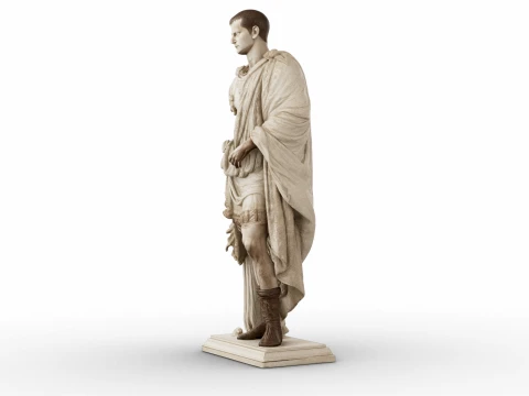 Caligula Roman Emperor 3D Model