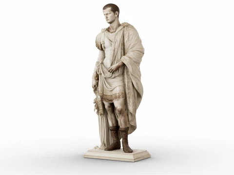 Caligula Roman Emperor 3D Model
