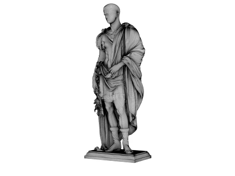 Caligula Roman Emperor 3D Model