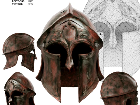 Ironcrest Helmet Modelo 3D