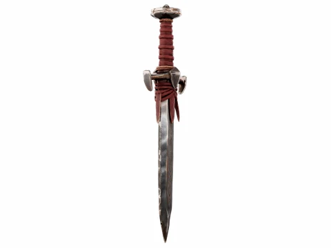 Leather Wrapped Sword 3D Model