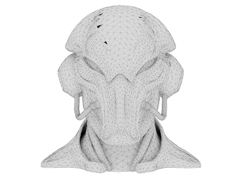 Rustbound Scifi Helmet 3D Model