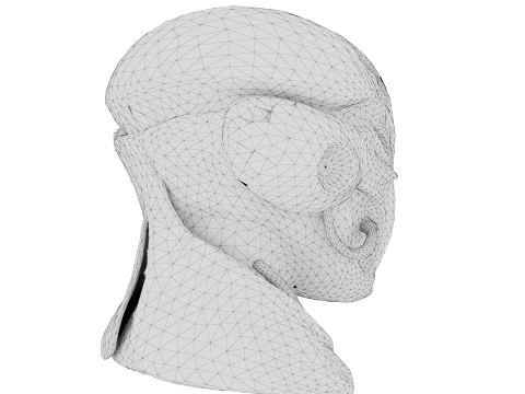 Rustbound Scifi Helmet 3D Model