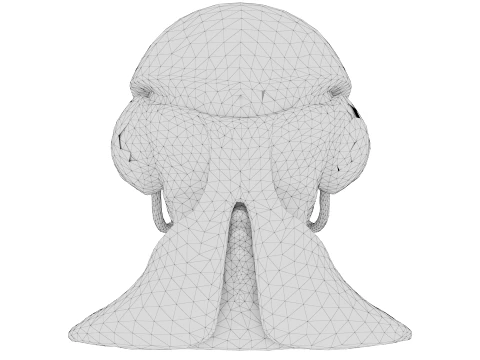 Rustbound Scifi Helmet 3D Model
