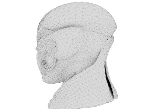 Rustbound Scifi Helmet 3D Model