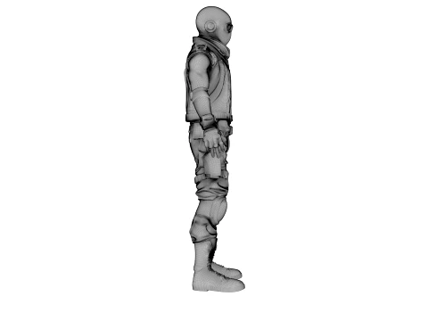 Wasteland Warrior 3D Model