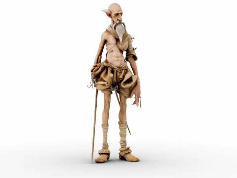 Don Quixote 3D Model