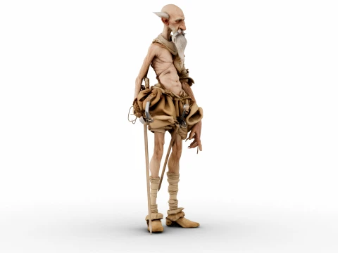 Don Quixote 3D Model