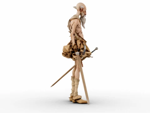 Don Quixote 3D Model