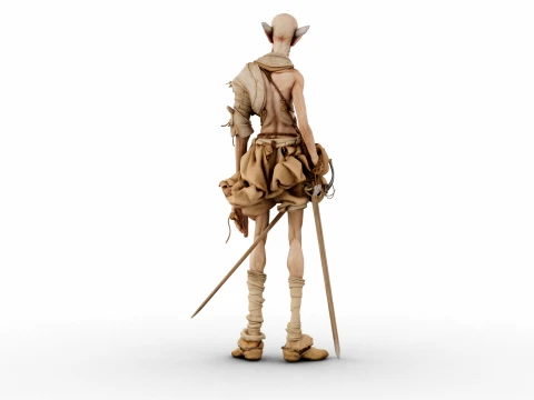 Don Quixote 3D Model